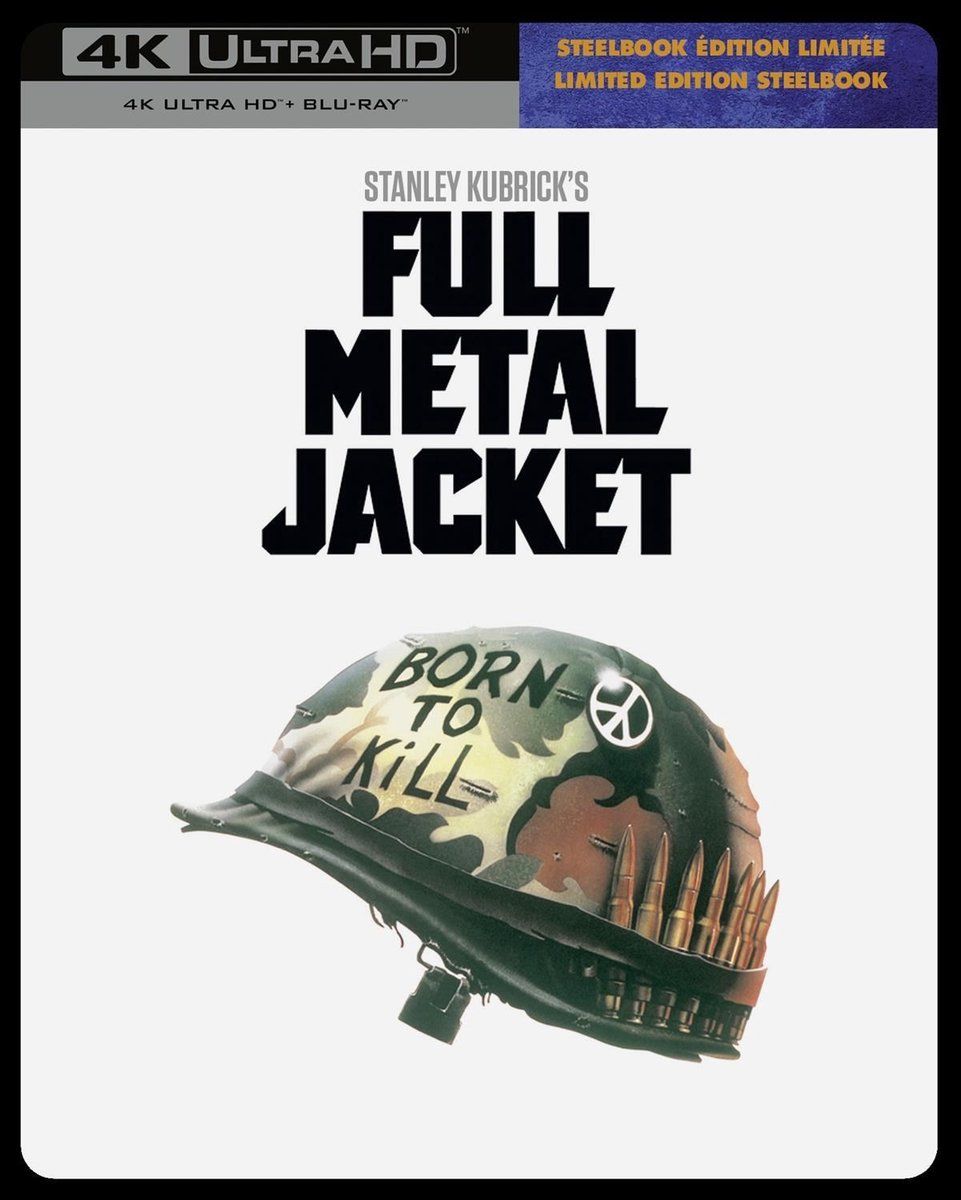 Adam Baldwin Full Metal Jacket - 4K Ultra Hd Blu-ray - Steelbook (2023)