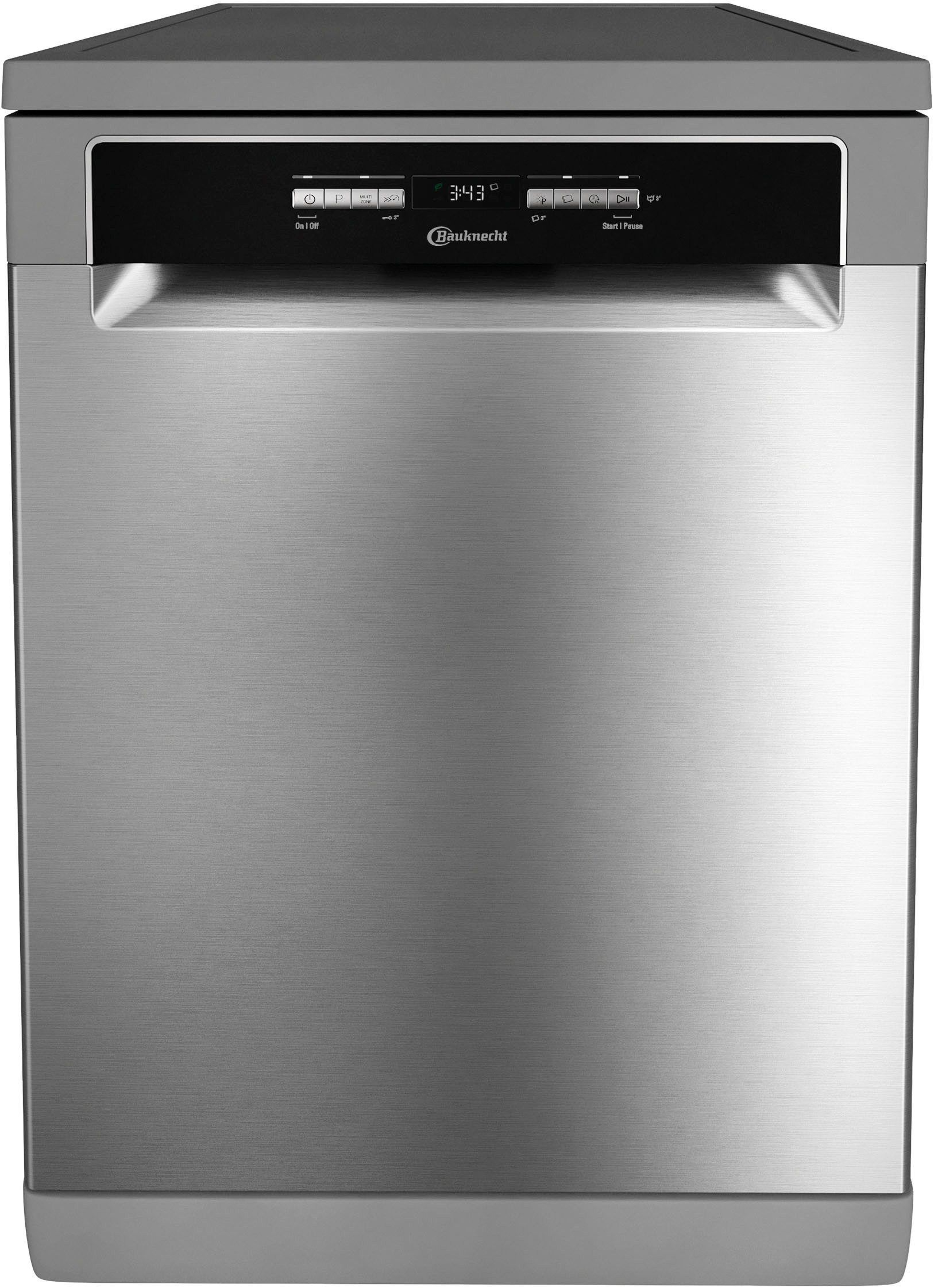 BAUKNECHT OBFC Ecosilent 8650 - Vrijstaande vaatwasser 14 couverts - ActiveDry - Roestvrijstaal