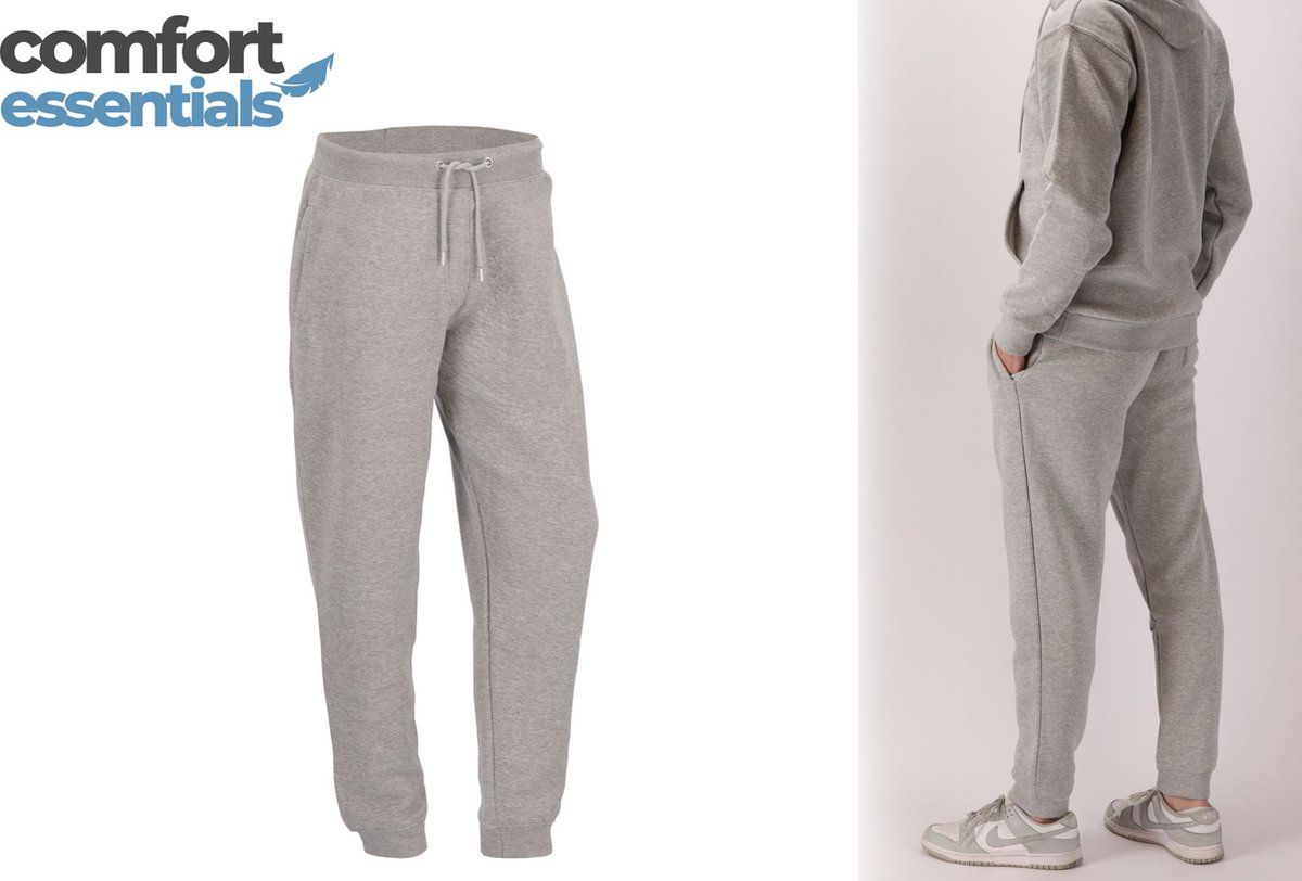 Comfort Essentials Joggingbroek Heren - Regular Fit - Ultra Zachte Sweatstof - Grijs - M