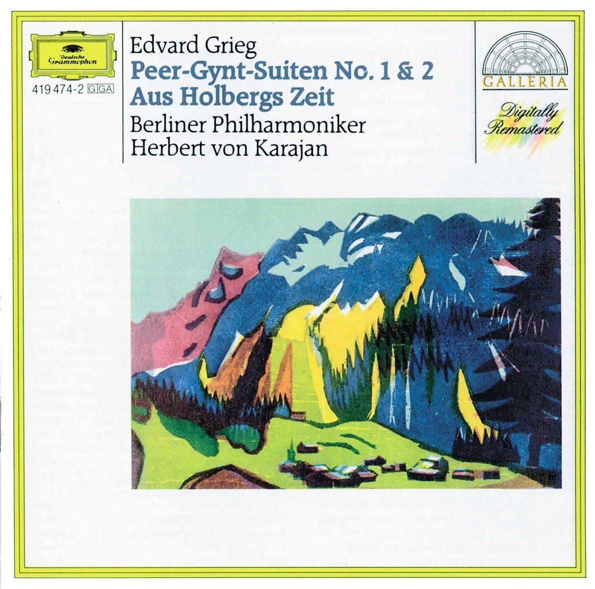 Berliner Philharmoniker - Grieg, Peer Gynt Suites 1&2 - Aus Holbergs Zeit (Cd) (2024)