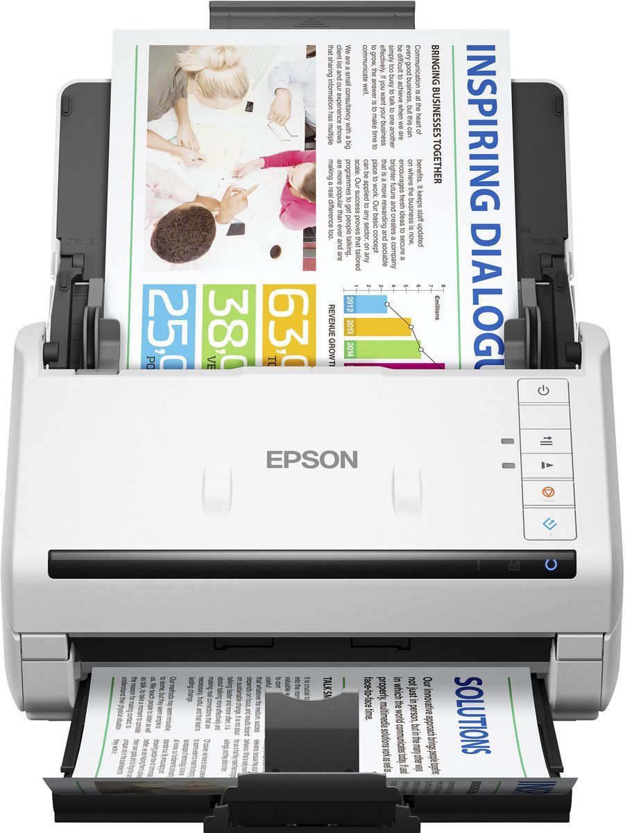Epson WorkForce DS-770II - Scanner - ADF 100 pagina's - USB 3.0 - Wit