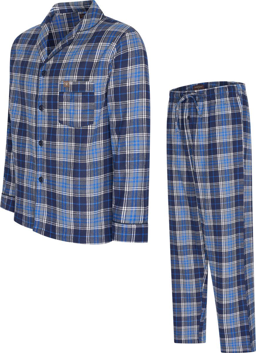 Cappuccino Italia - Alba Pyjama Set - Lange Mouwen - Navy (1 Stuk)