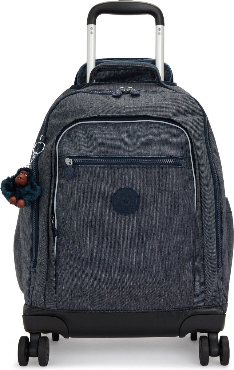 Kipling New Zea - Kinderrugzak Met Wielen - Laptopcompartiment - Marine Navy