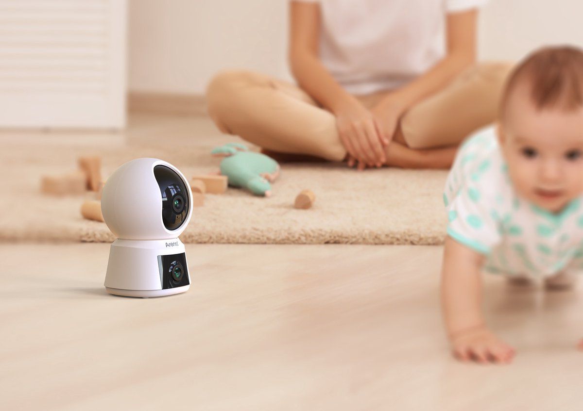 Arenti P3TT - Wifi Beveiligingscamera - Dual Lens - 3MP - Beweegbaar - Full360° Bewaking - Hd - Besturing Via App - Onvif