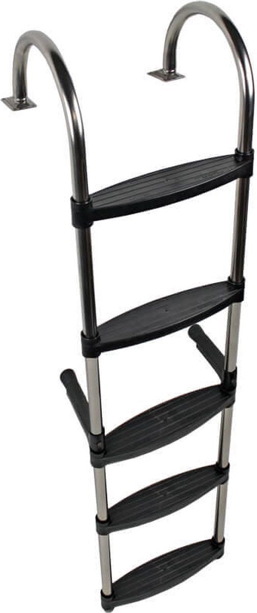Nuova Rade Lalizas Rvs Ladder - 5-treden - Hoogte 136 Cm