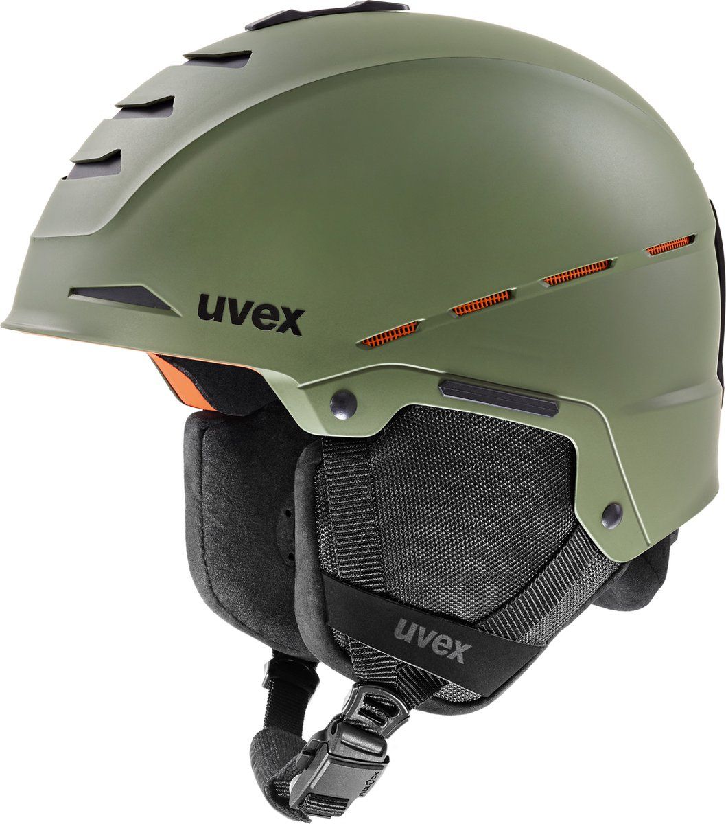 Uvex Legend Pro - Skihelm - Hardshell Constructie - Leaf Green Mat - Maat S