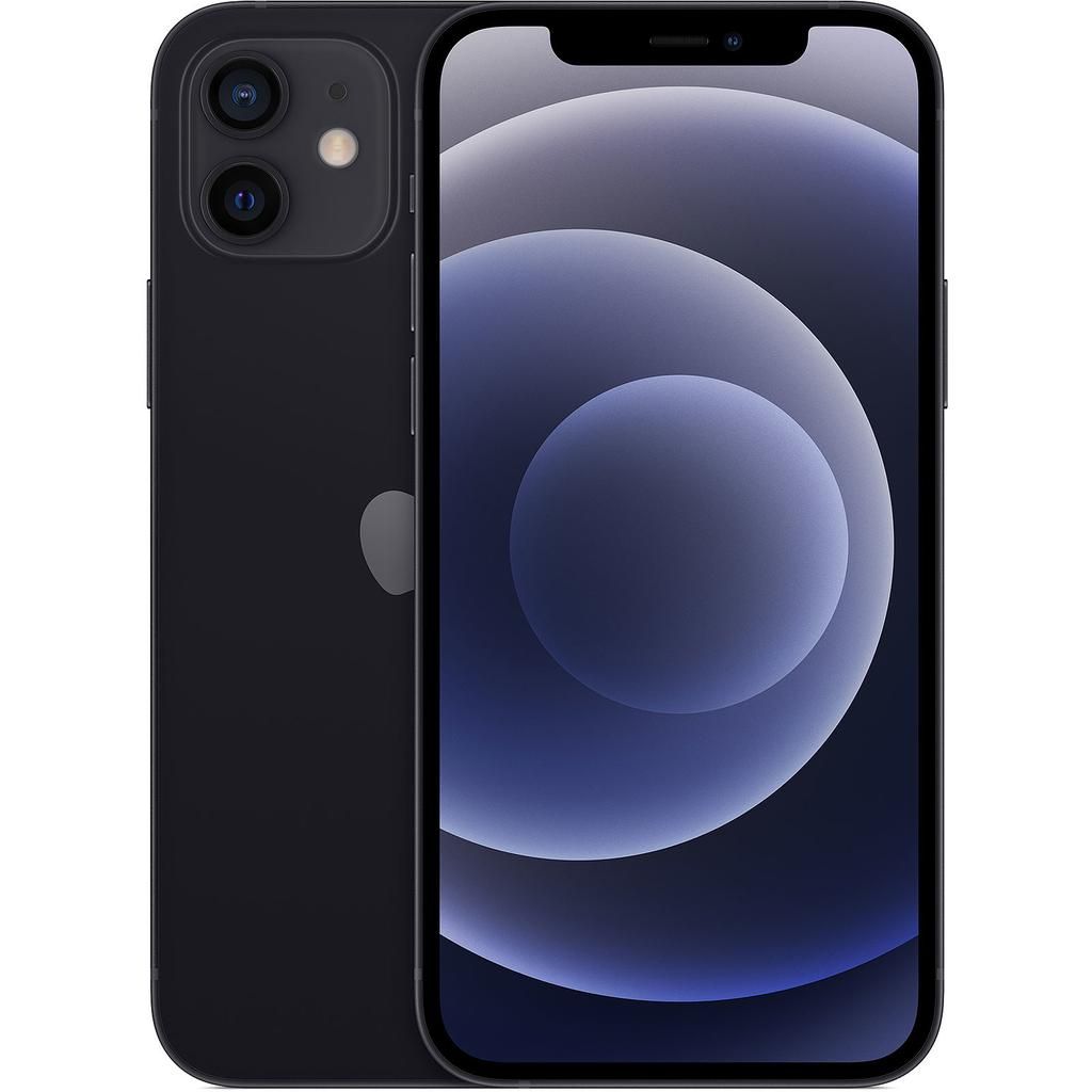 Apple iPhone 12 - Zwart - 256 GB - Fysieke simkaart + eSIM