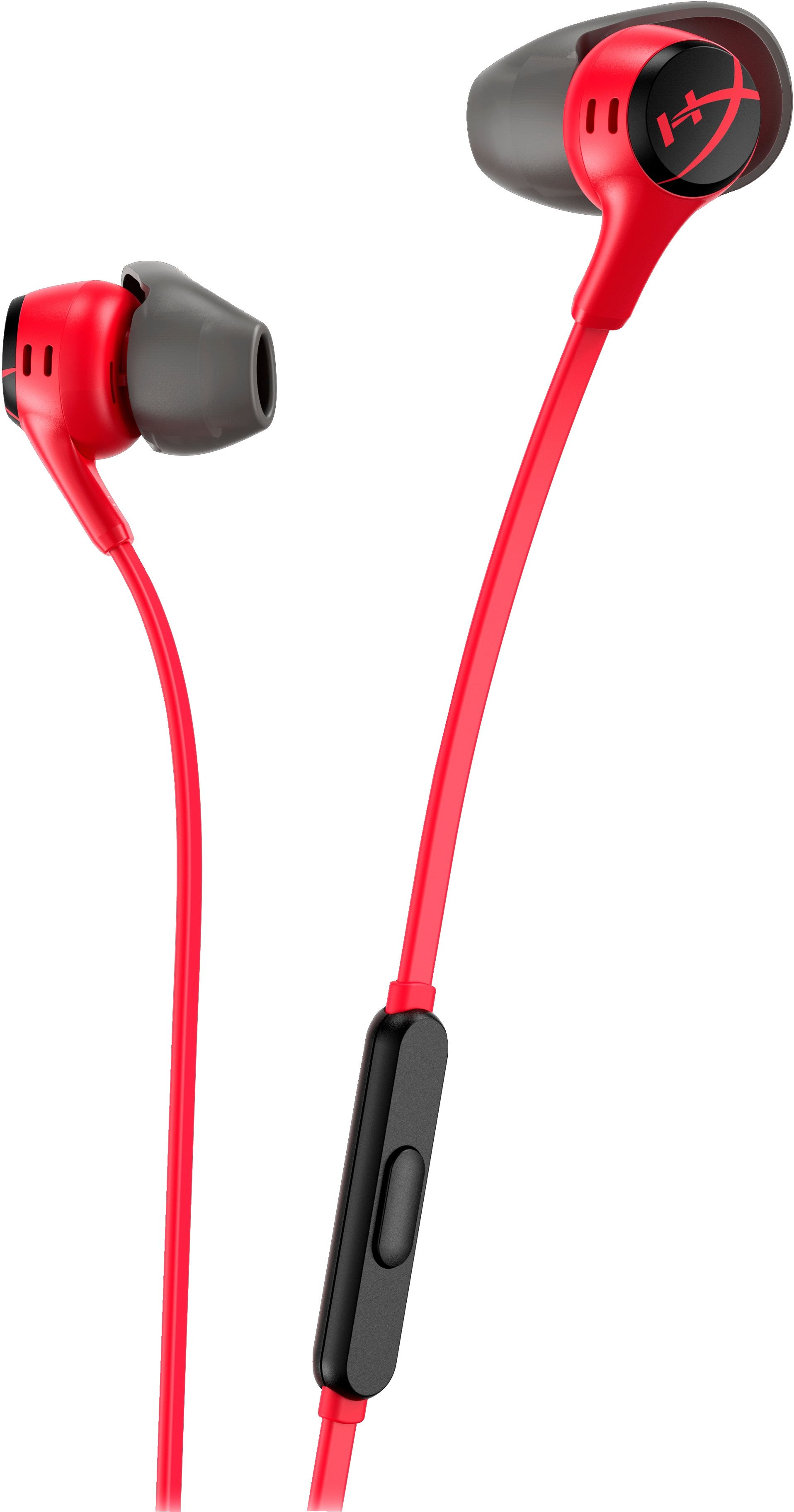 HyperX Cloud Earbuds II - In-ear oordopjes - 14-mm drivers - Rood