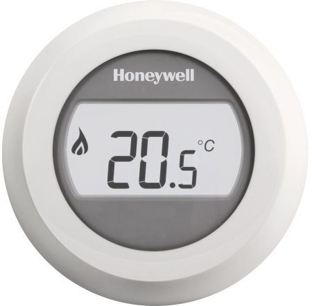 Honeywell Round T87G2014 - Aan/uit Kamerthermostaat - Eenvoudig Te Bedienen - Wit