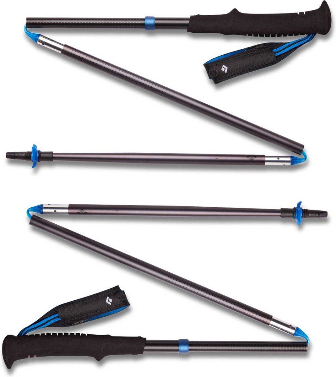 Black Diamond Distance Z - Trekkingstokken - Lichtgewicht Aluminium - Pewter - 120 Cm (per Paar)
