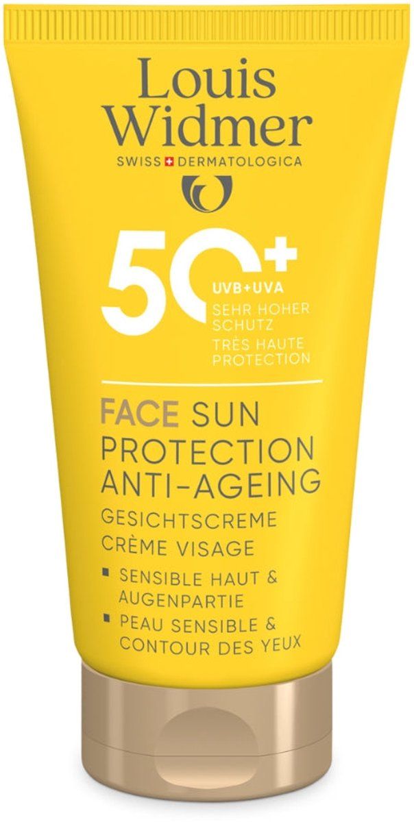 Louis Widmer - Zonnebrandcrème Gezicht - Spf 50 Anti-Aging - 50 Ml