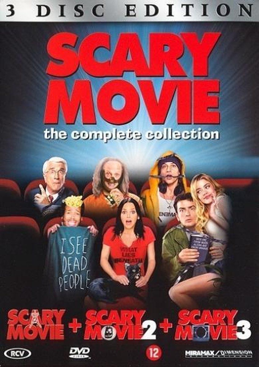 Scary Movie Trilogy - 3DVD - Hilarische parodie op horrorfilms (3 stuks)