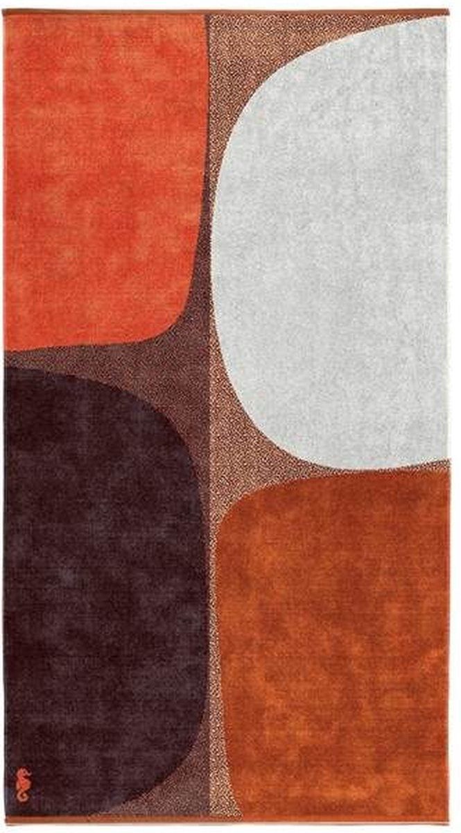 Seahorse Stones - Strandlaken - 100x180 Cm - 100% Egyptisch Katoen - Bruin