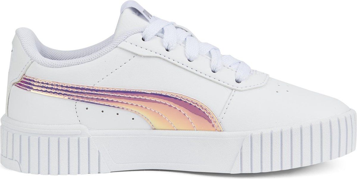 Puma Carina 2.0 Holo Ps - Lage Sneakers - Metallic Details - Wit