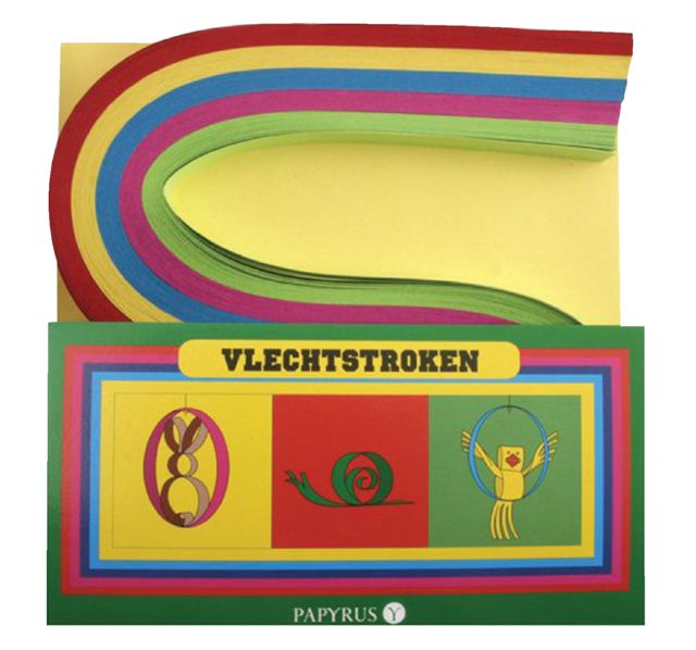 Papyrus Vlechtrepen Junior 48 Cm Papier 200 Stuks - Vlechtstroken Papier Voor Kinderen