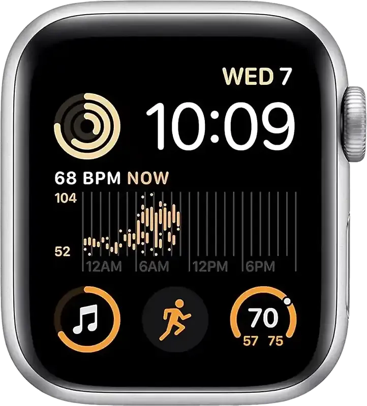 Apple Watch SE Series 2 - 40mm - Aluminium - Zilver - GPS refurbished, photo 4