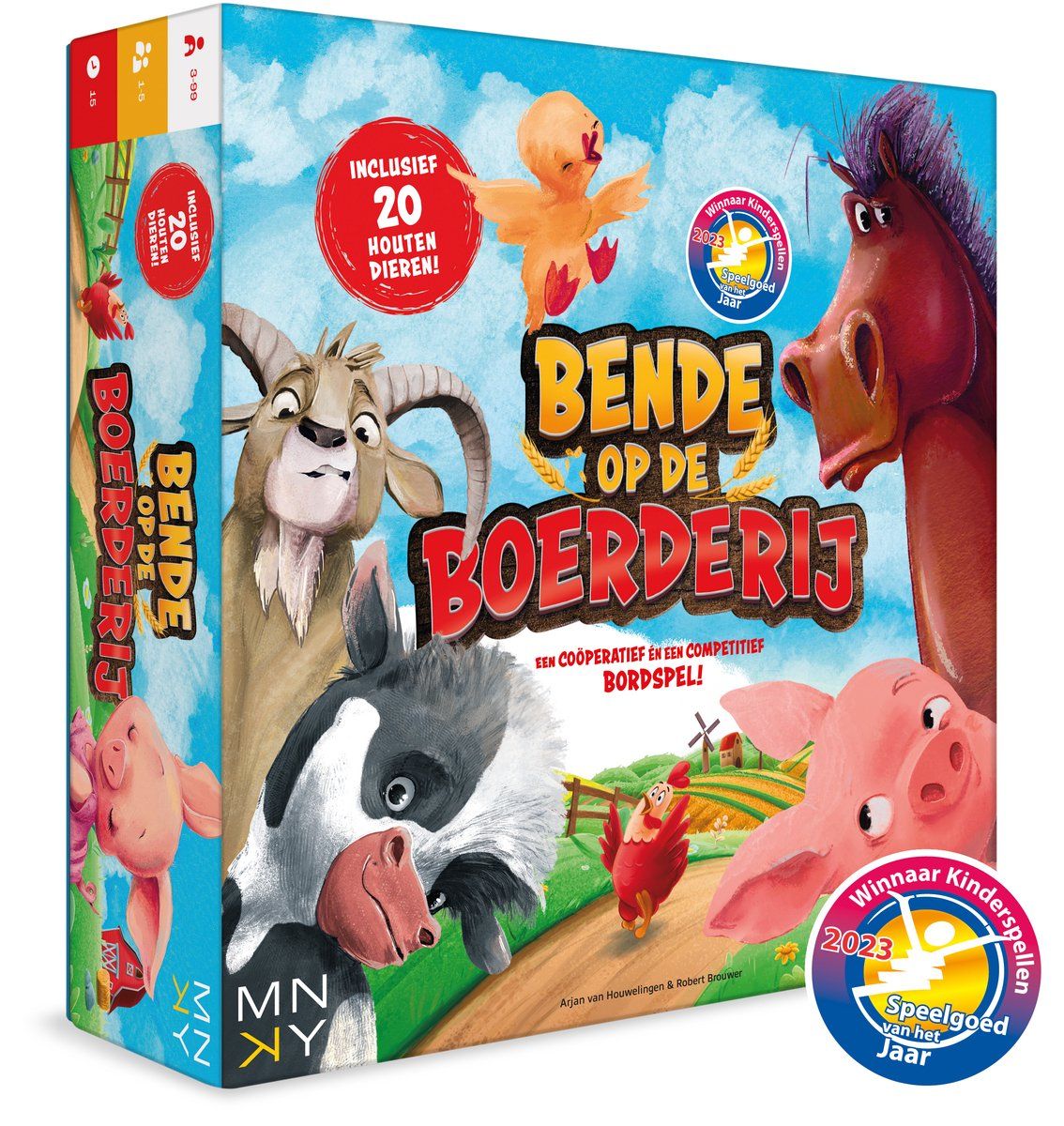Mnky Entertainment - Bende Op De Boerderij Nw - Coöperatief En Competitief Spel - 272 X 272 X 70 Mm