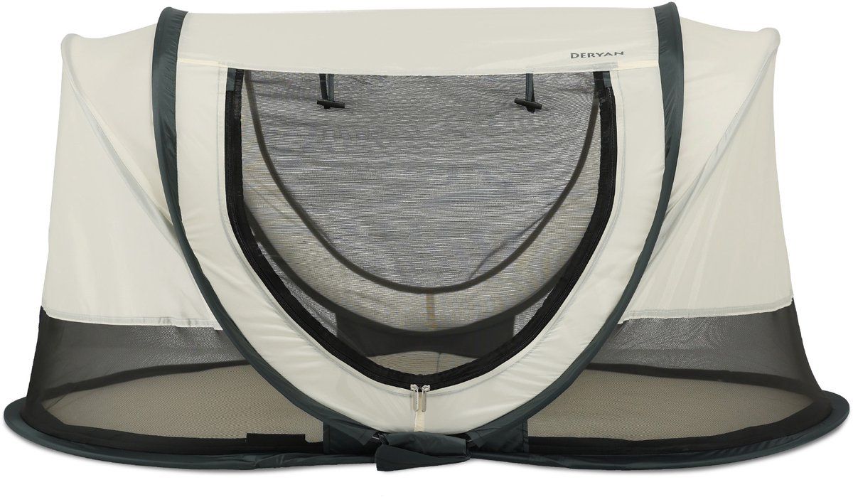 Deryan Scott - Campingbedje - Pop-Up 2 Seconden - Anti-Uv 50+ - Cream