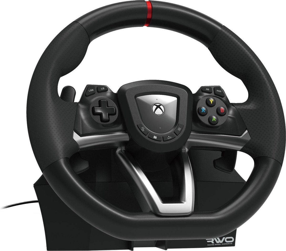 Hori Racing Wheel Overdrive - Racestuur met 270 graden draaiverhouding - Zilver Zwart