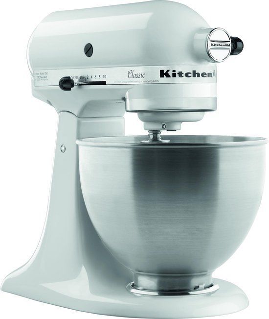 KitchenAid Classic K45SSEWH - Keukenmachine - 10 Snelheden - Wit