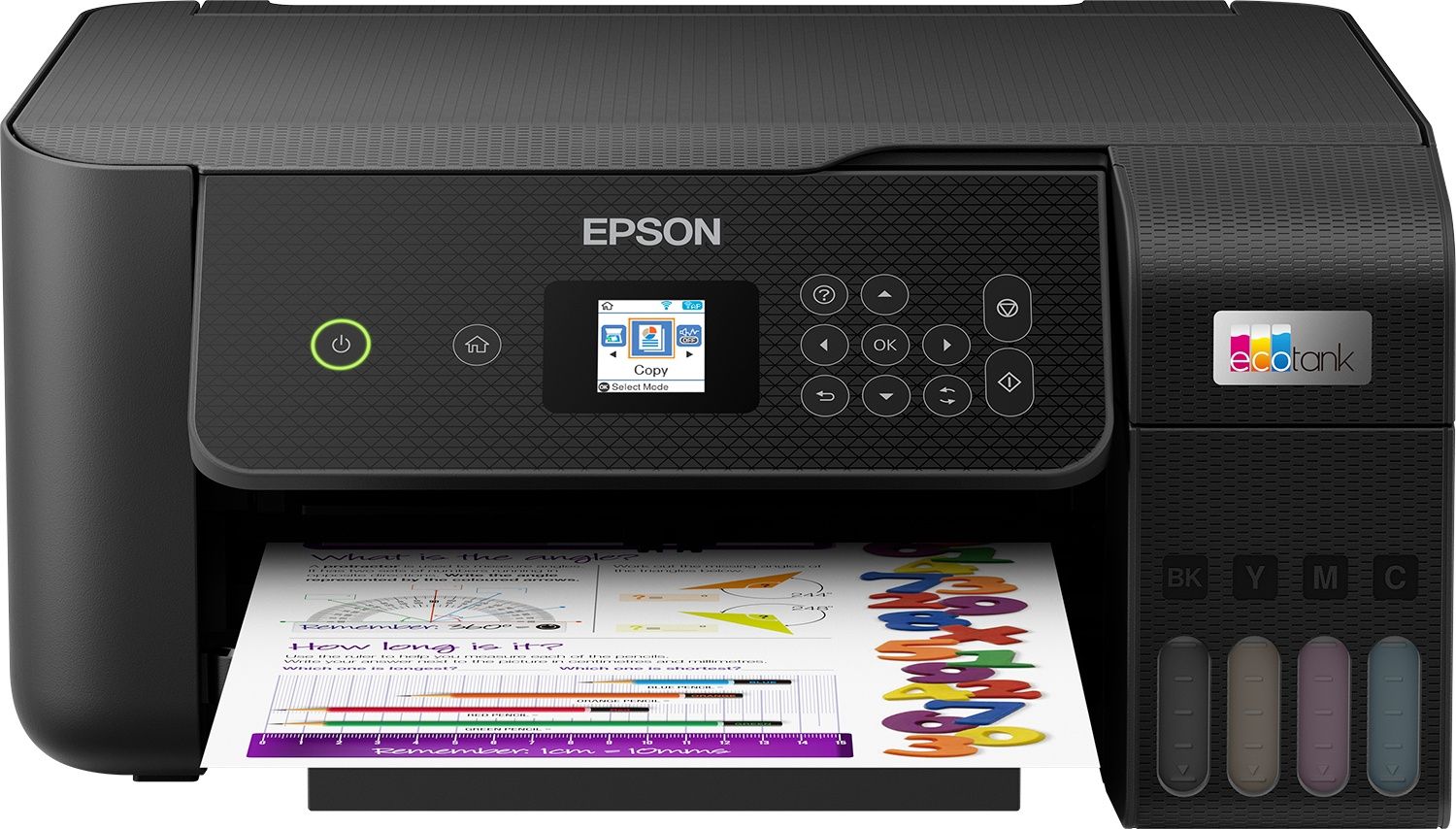 Epson Zwart/Wit Ecotank Et-2825 - A4 Multifunctionele Wi-Fi-Printer - Tot 90% Besparing Op Inktkosten