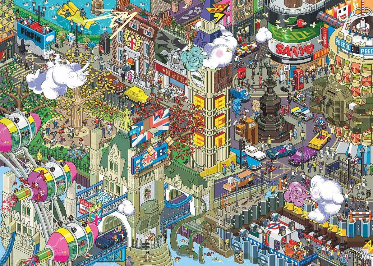 Heye Puzzle 29935 puzzel Legpuzzel 1000 stuk(s) Kunst
