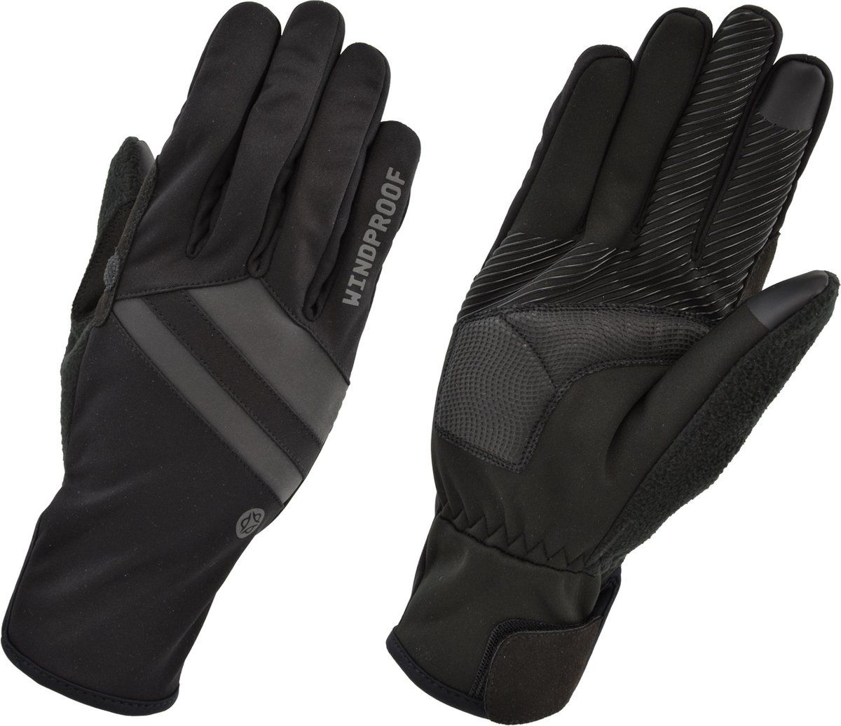 AGU Windproof Handsschoenen Essential - Lange vingers - Winddicht - Zwart - XXL