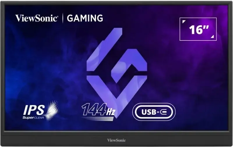 ViewSonic VX1654 - Portable Monitor 15.6"Full HD 144Hz - Zwart