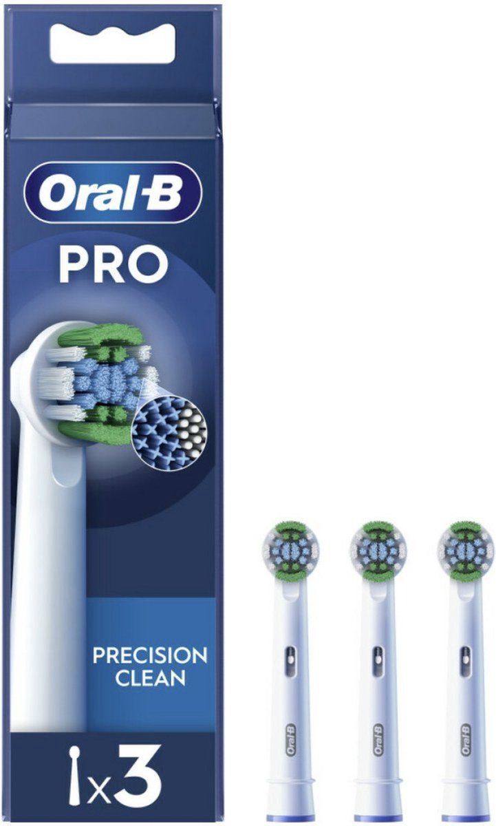 Oral-B Precision Clean PRO - Met CleanMaximiser-technologie - Opzetborstels - 3 Stuks