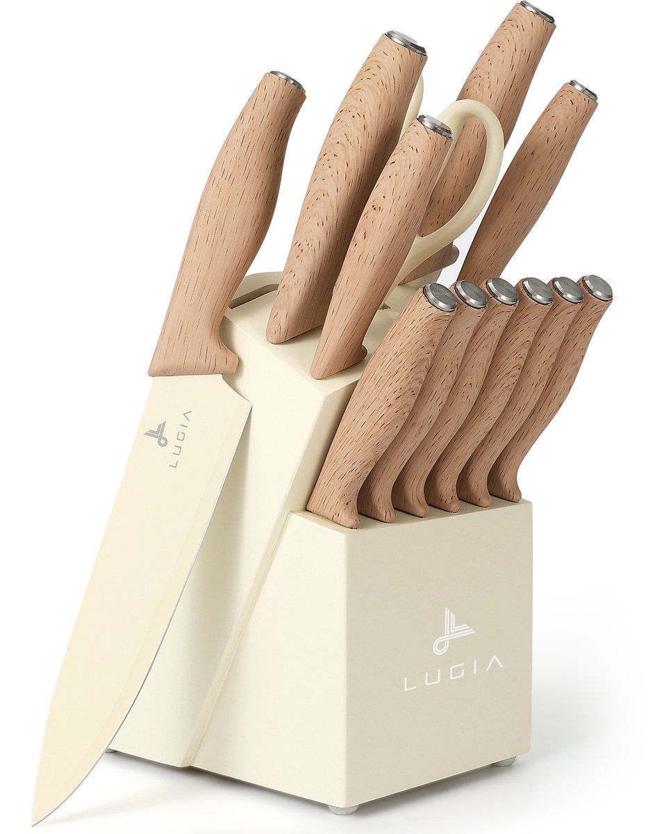 Lugia Messenset - 13 Delig - Rvs Met Schaar En Bieropener - Beige
