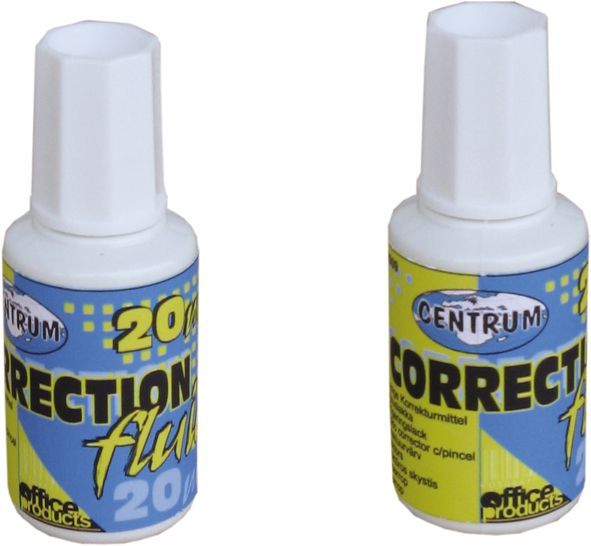 Centru Correctie Fluid - Snel drogend - 20ml (12 stuks)