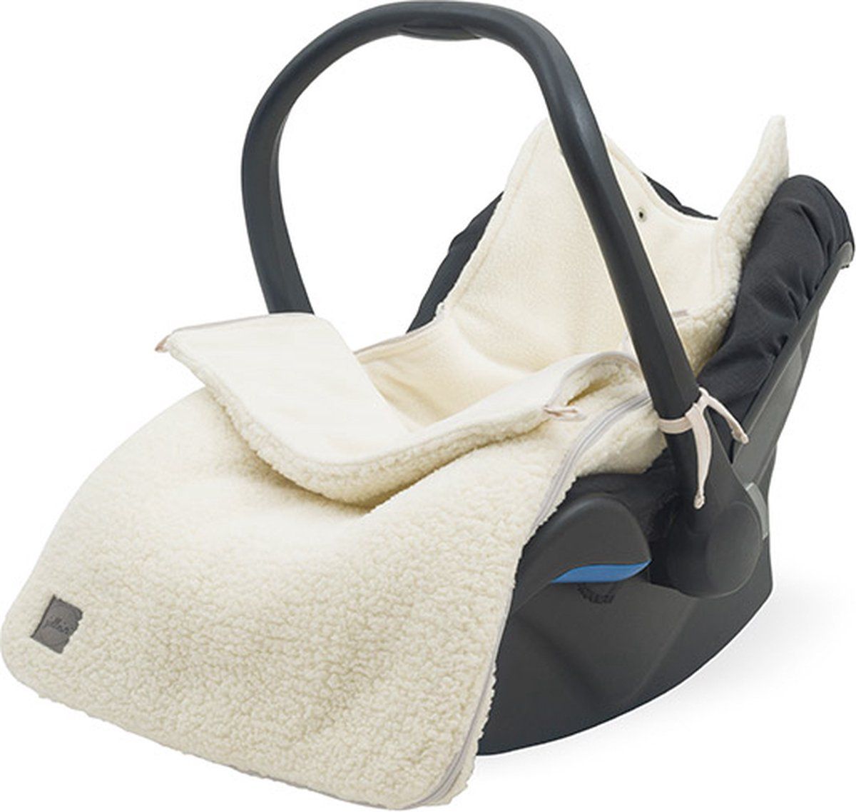 Jollein Voetenzak - Teddy - Warm En Zacht - Cream White