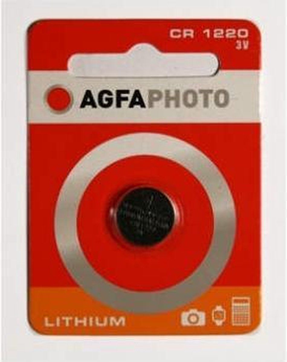 AgfaPhoto CR1220 - Wegwerpbatterij Lithium 35 mAh