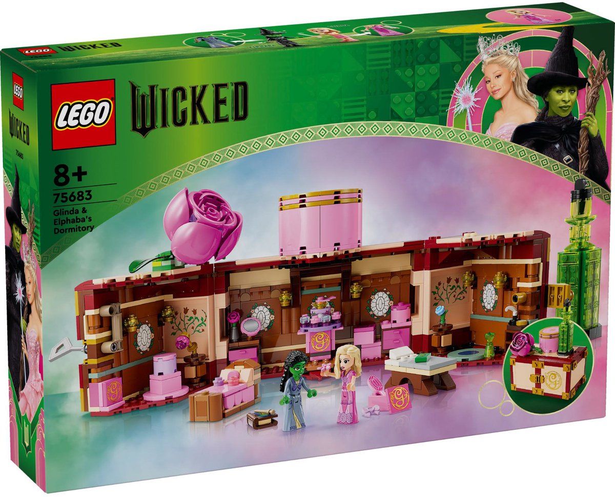 LEGO Wicked Glinda en Elphaba's slaapzaal - 75683 - Poppenhuisspeelset met accessoires