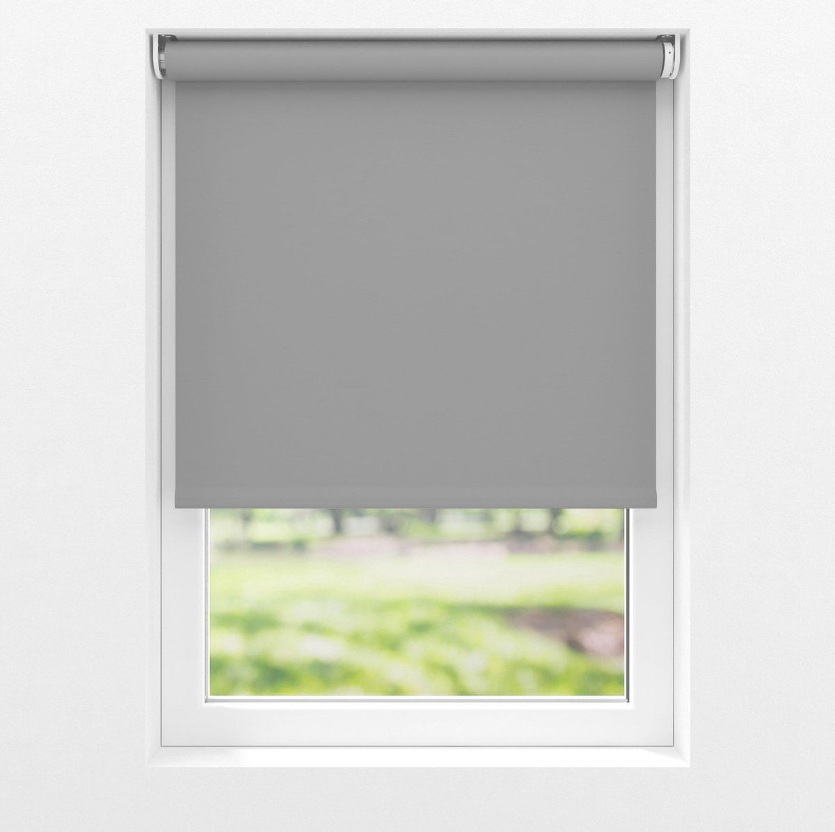VONROC SMART BLINDS - Elektrisch rolgordijn - Uitbreiding 60 x 190 - Grijs (RB501DC_GREY)