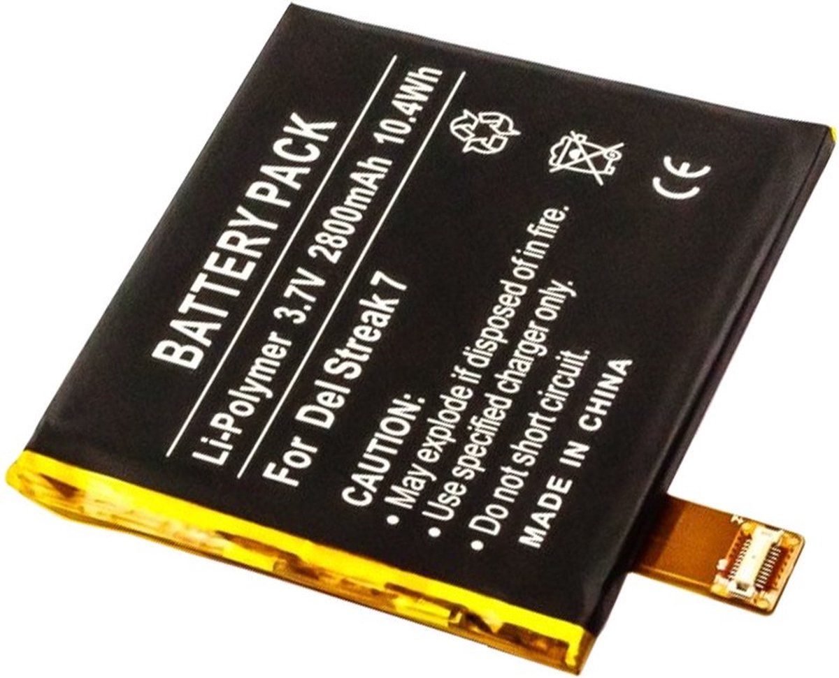 Batterij geschikt voor de Dell Looking Glass-batterij, Opus One, Streak 7-batterij