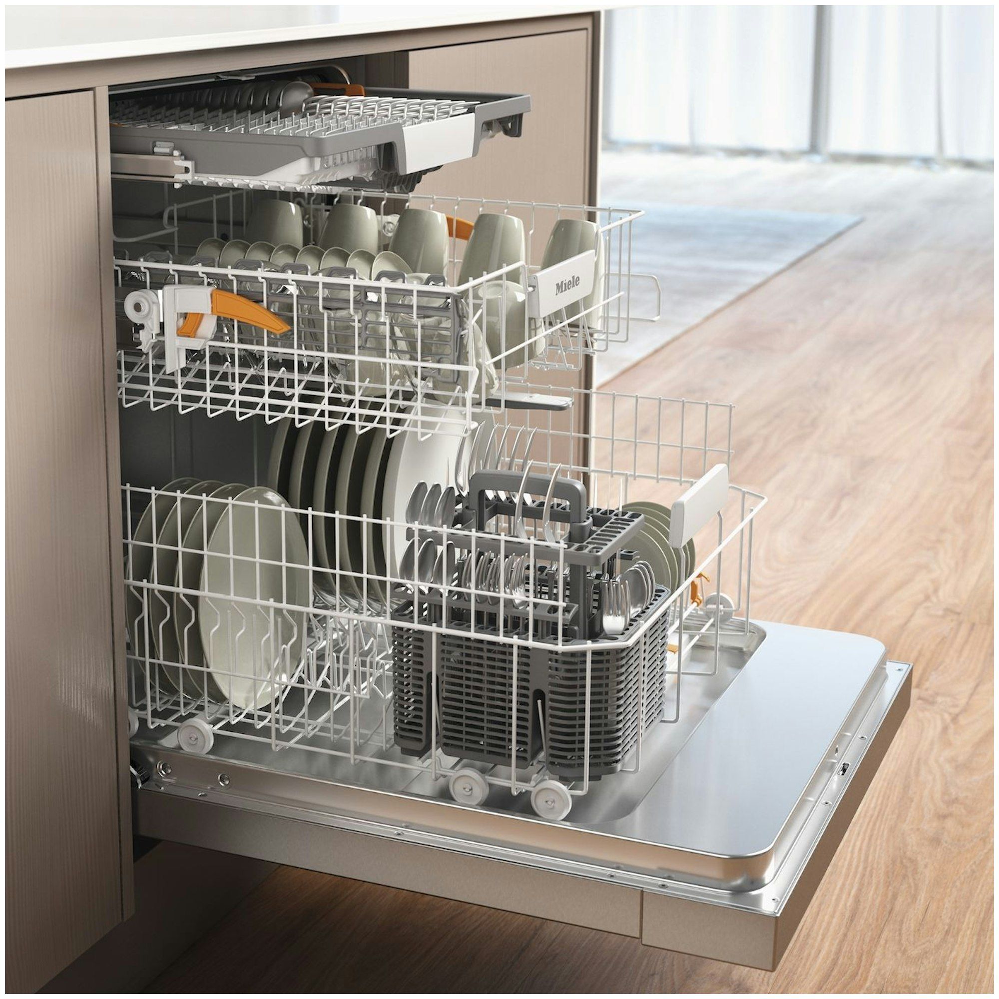 Miele G 5832 SCU - Onderbouw vaatwasser - 14 couverts 3D MultiFlex lade - Clean Steel refurbished, photo 3