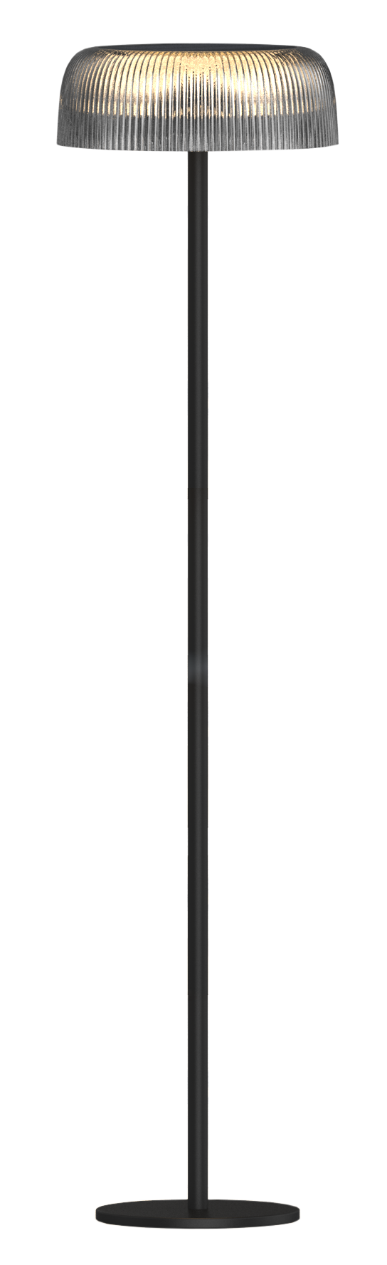 Luxform Yukon - Hybride Vloerlamp - Solar + Usb-C - Zwart