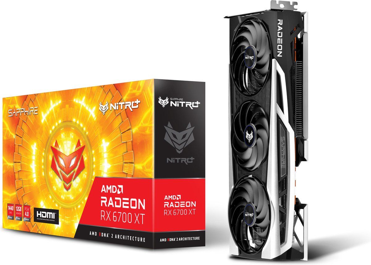 Sapphire Radeon RX 6700 XT - Grafische kaart - 12GB GDDR6 - NITRO+ GAMING OC (11306-01-20G)