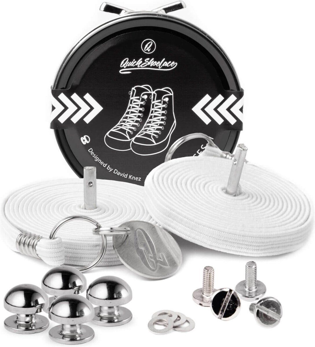 Quickshoelaces - casuel wit