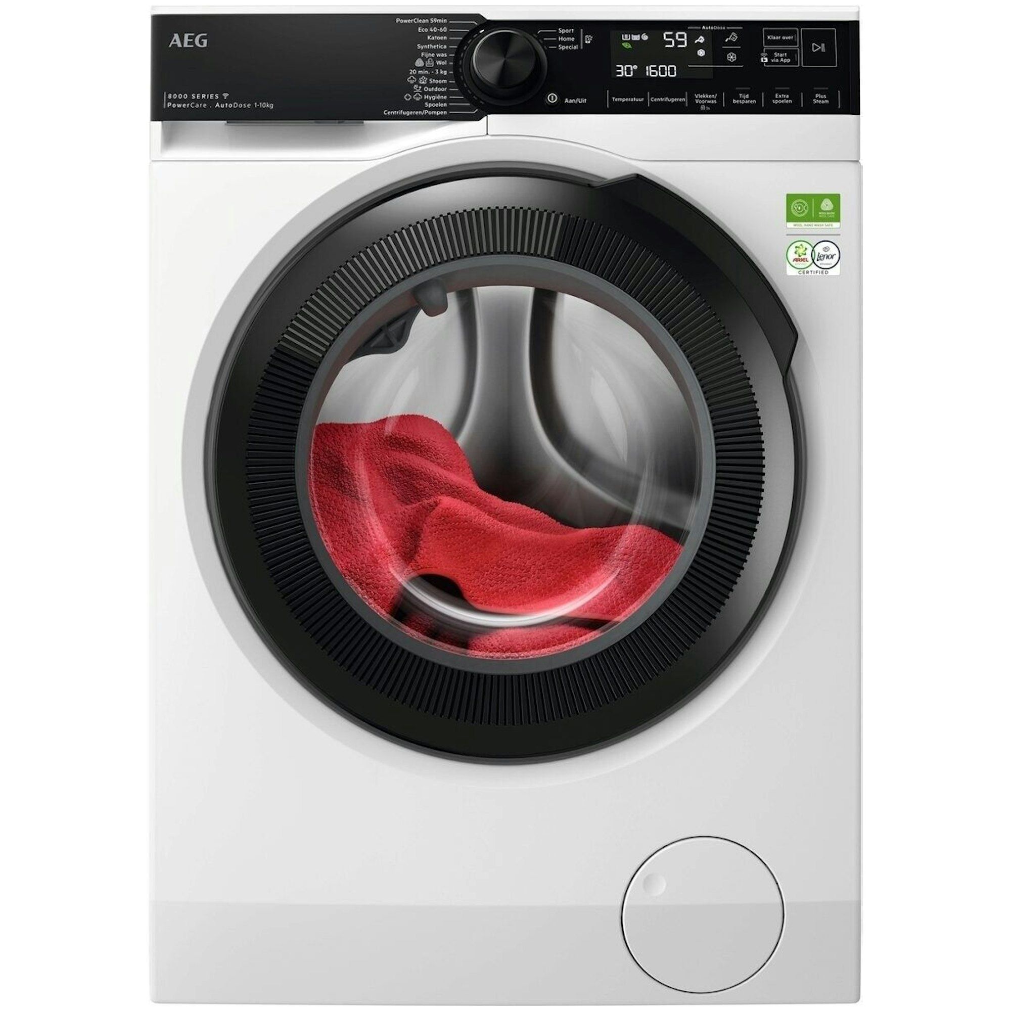 AEG LR8606AD4 - Wasmachine - 8000 PowerCare AutoDose - Wifi - 10 kg - Antraciet