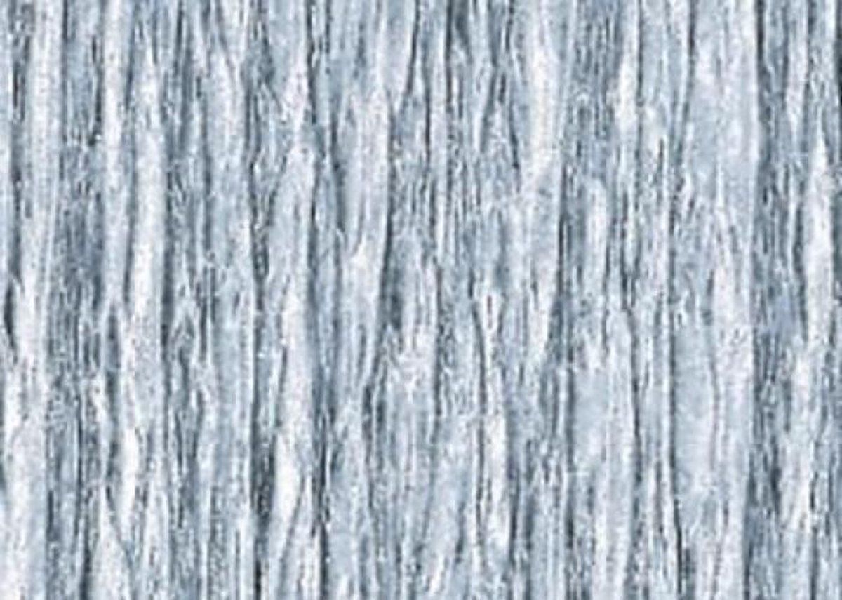 Folia - Crêpepapier - 50cmx2,5m - Zilver