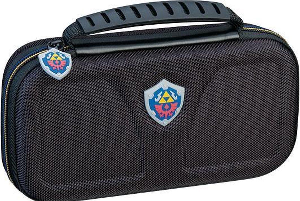 Game Traveler Nintendo Switch Lite - Case Hardcase - Zelda Hyrule Shield - Zwart