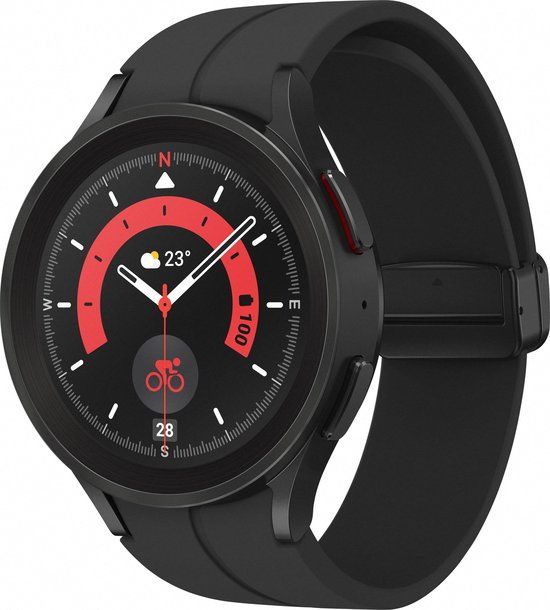 Samsung Galaxy Watch5 Pro - Smartwatch - LTE/5G - 45 mm - Black refurbished, photo 3