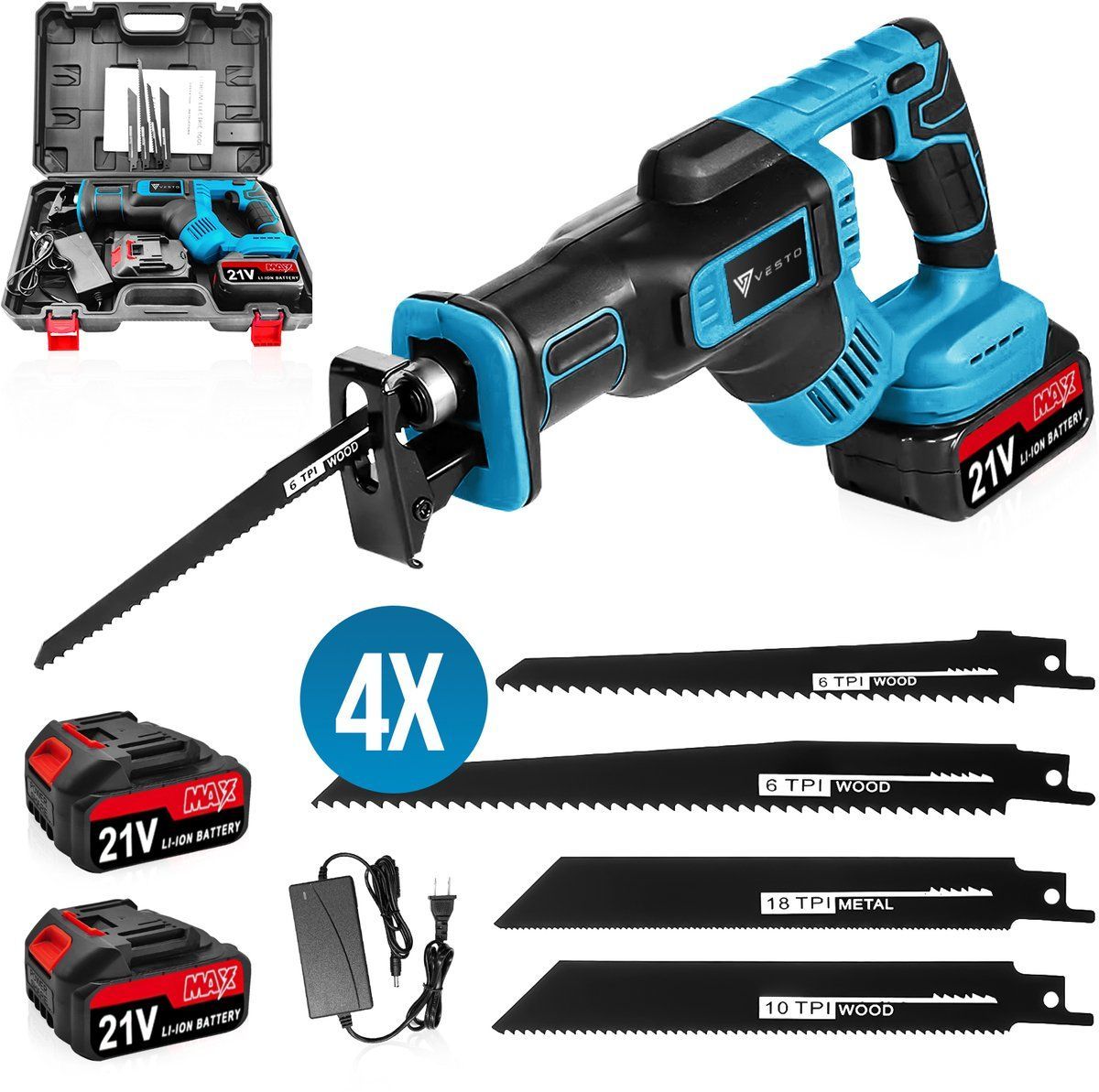 Vesto® Reciprozaag - Zaagmachine - Compact En Krachtig