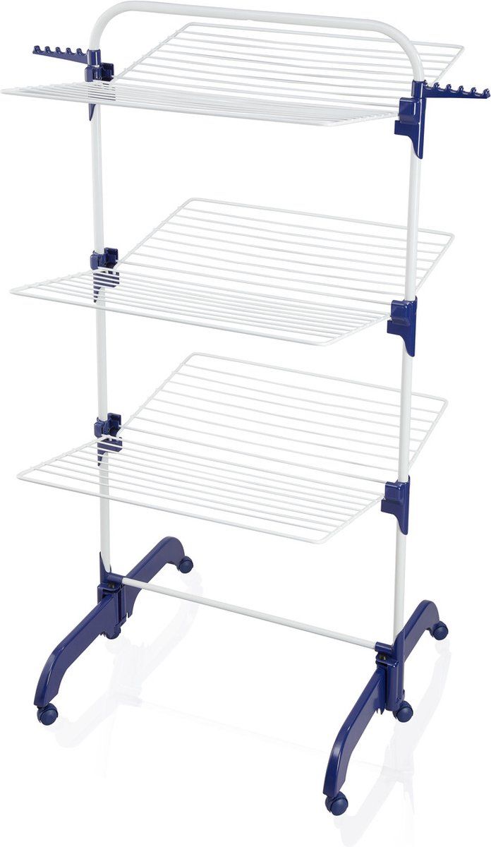 Leifheit Comfort Tower 420 - Droogtoren - 42 m drooglengte - Wit/Blauw