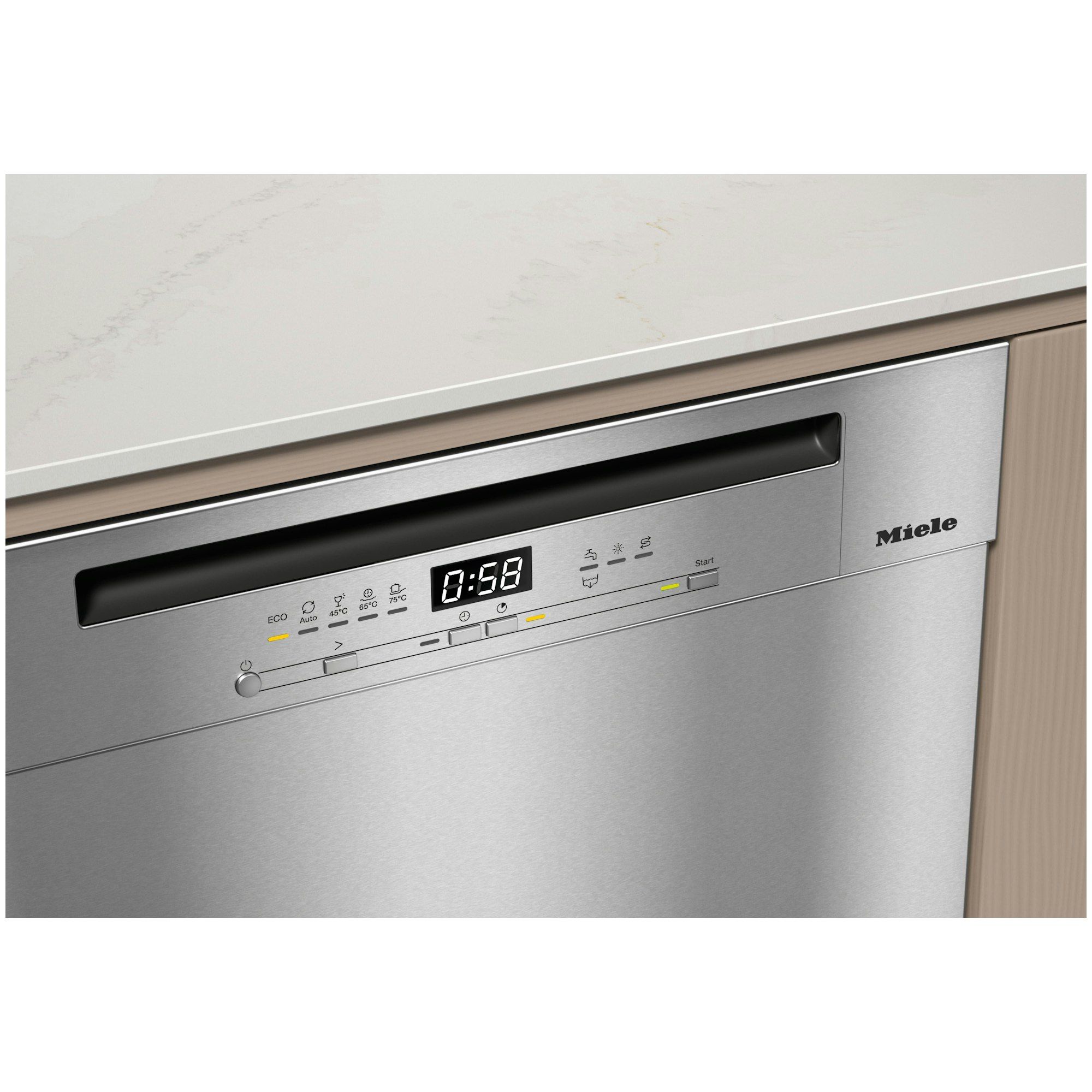Miele G 5832 SCU - Onderbouw vaatwasser - 14 couverts 3D MultiFlex lade - Clean Steel refurbished, photo 2