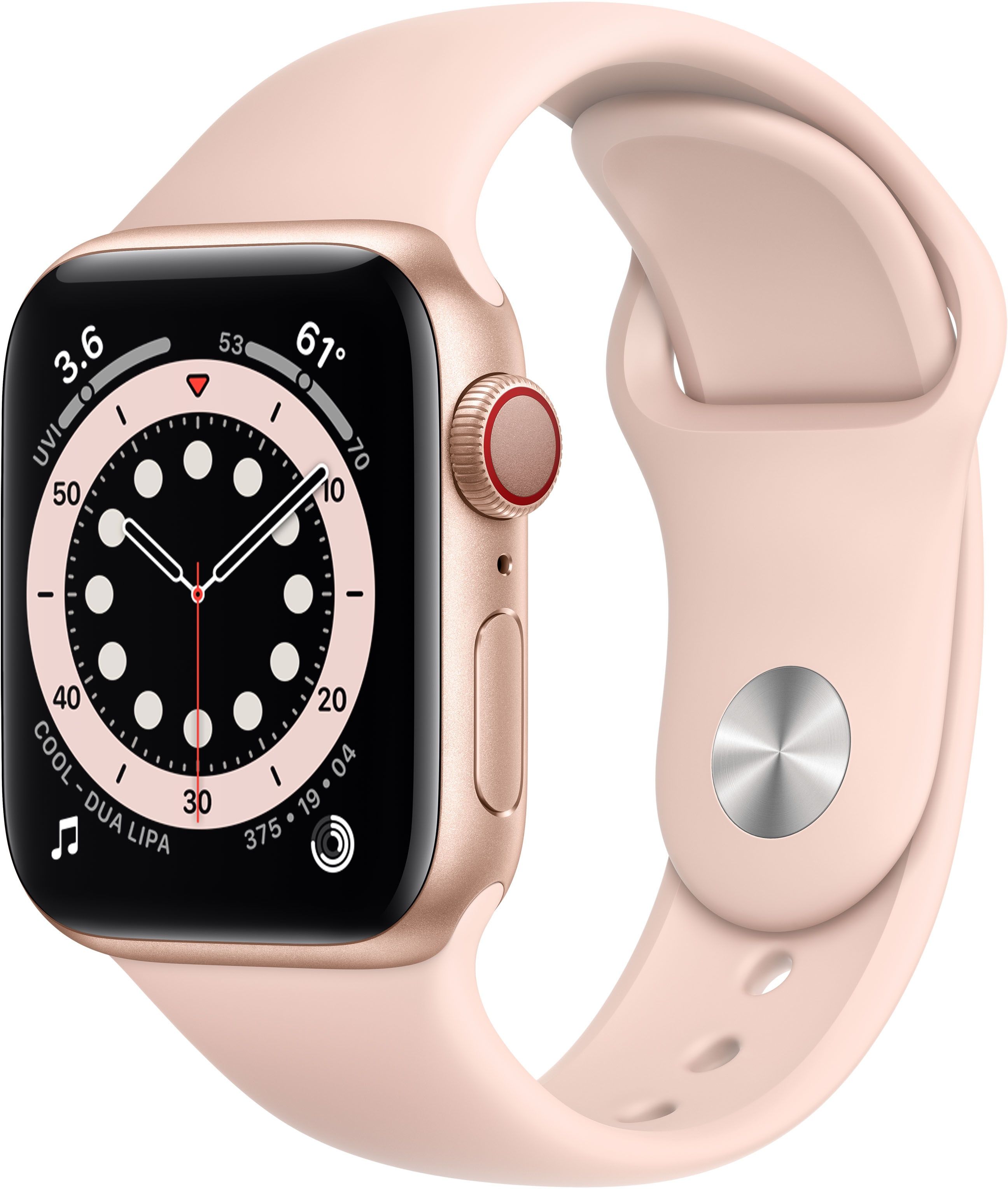 Apple Watch Series 6 - Smartwatch - Zuurstofmeting ECG - Roze