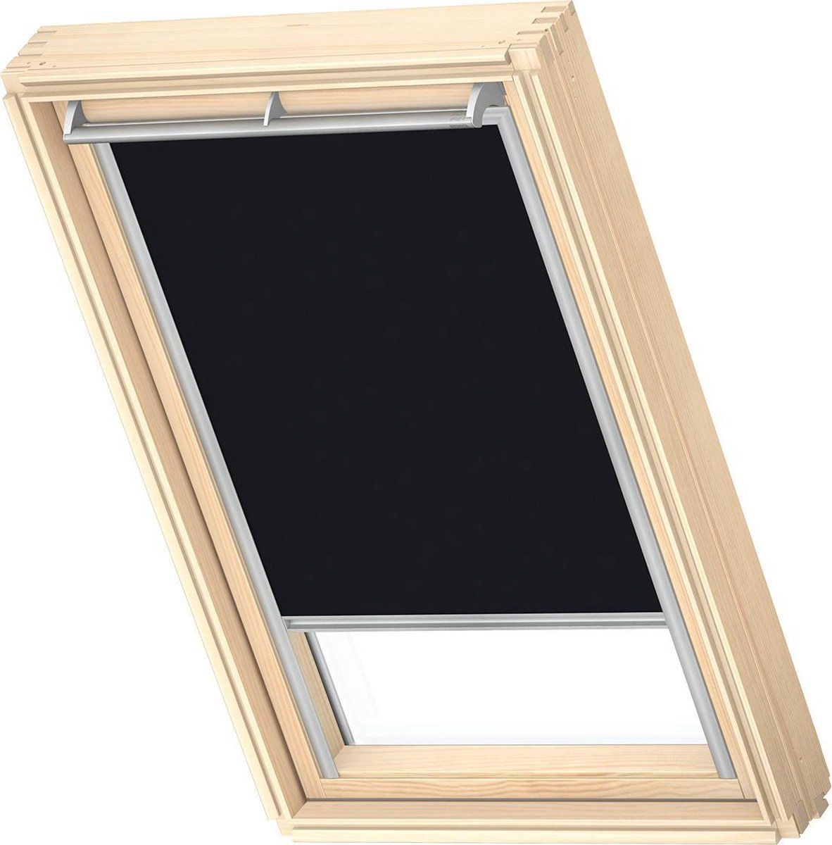 Velux MK08 - Verduisterend Rolgordijn Dkl - Lichtcontrole Met Zilveren Coating - Zwart