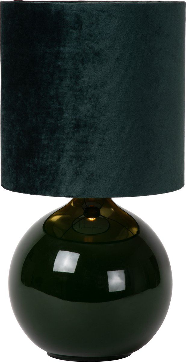 Lucide Esterad - Tafellamp -Ø 24 Cm - 1xE14 - Groen - H.47 Cm